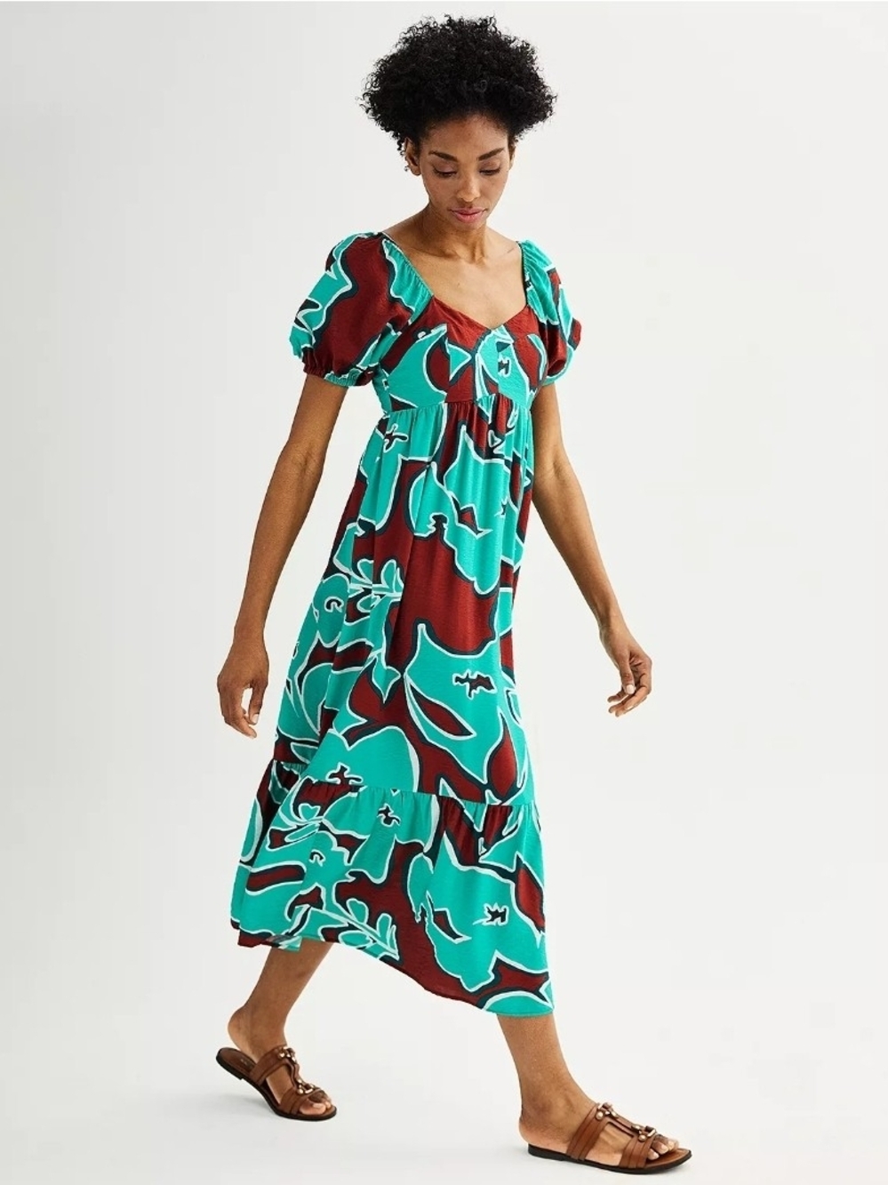 Women's Nine West Babydoll Maxi Dress